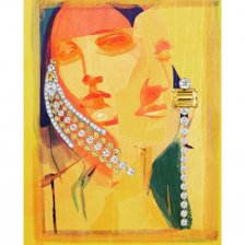 Golden Stopper Earrings Chanel high jewelry Collection N°5