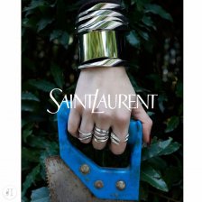 Yves Saint Laurent. Bracelets and Rings