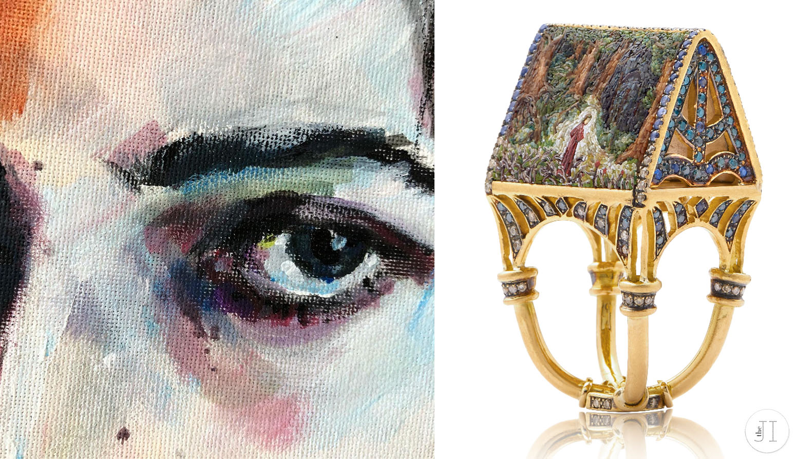 Le Sibille. Micromosaic Ring