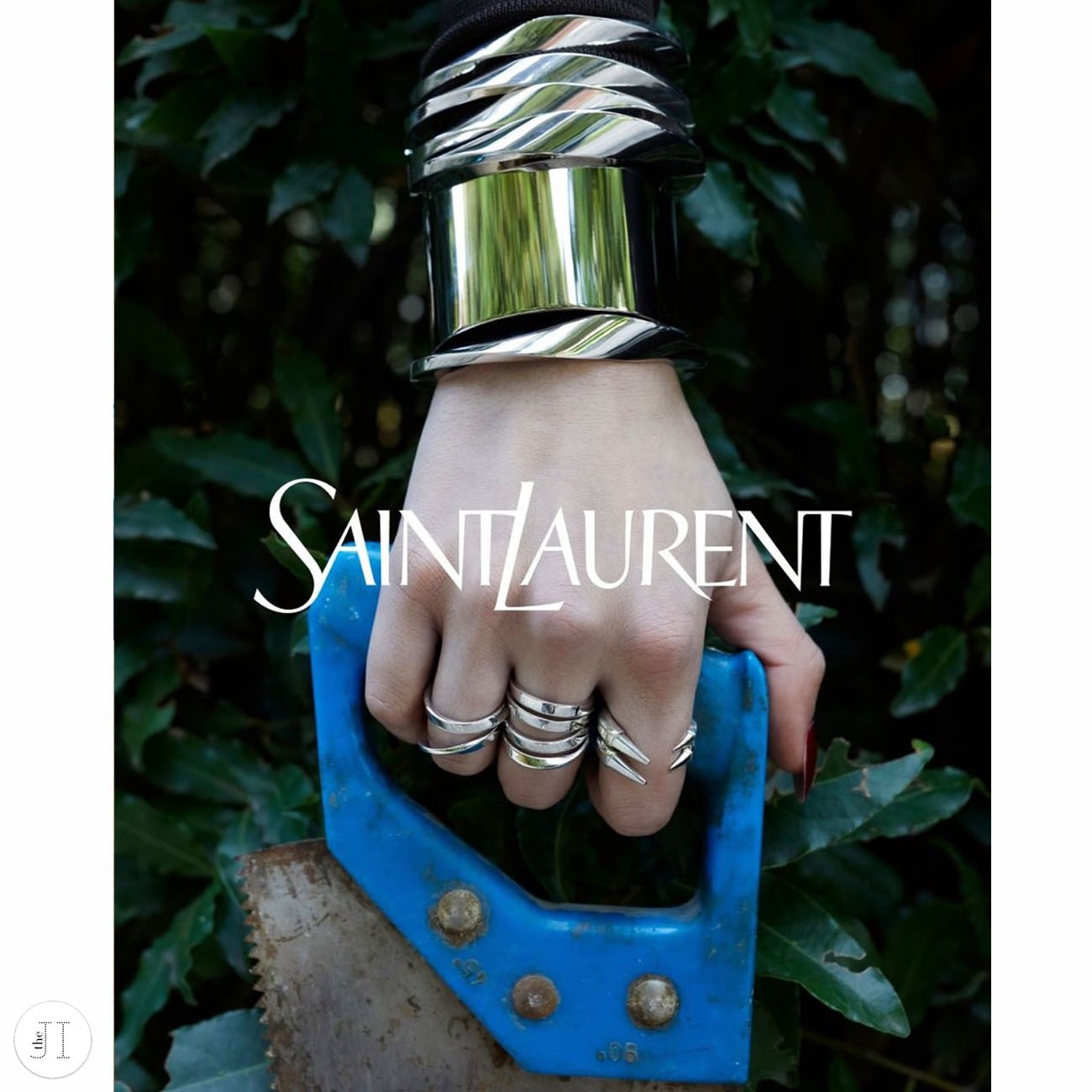 Yves Saint Laurent. Bracelets and Rings